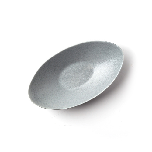 Салатник овальный серый, матовый, 31,2 х 17,5 х 8,0 см, фарфор, 700 мл (JET, арт. A23549W1101)