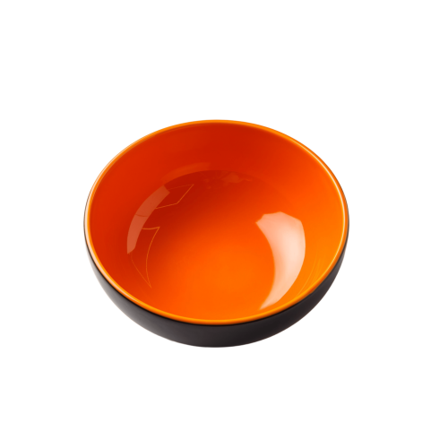 Боул оранжевый глянцевый, 1000 мл, 19,2*7,5 см, фарфор (JET, арт. H11033-N547)