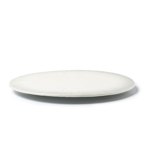 Тарелка серо-зеленая, глянцевая, 28.3 х 1.8 см, фарфор (JET, арт. H13696-SH52))