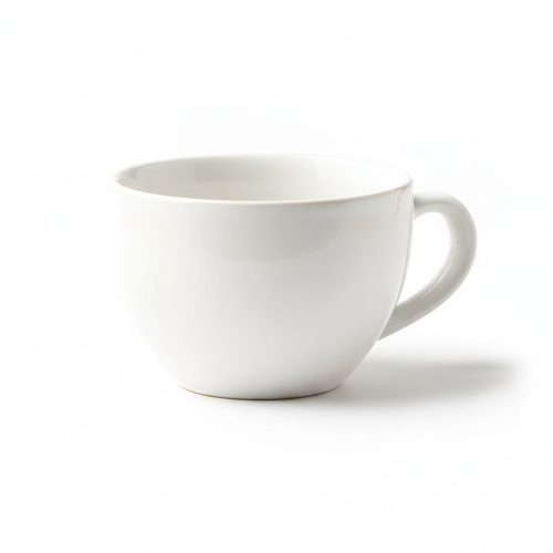 Чашка белая, глянцевая, 260 мл, фарфор (JET, арт. H4047)