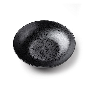 Салатник черный, матовый, 21,6 х 4,6 см, фарфор, 800мл (JET, арт. A15396W521)