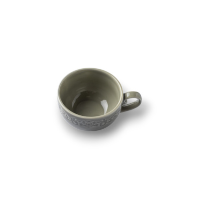 Чашка зеленая Camelia, глянцевая, 9.2х12х5.5 см, 200мл, фарфор (JET, арт. HS231668)