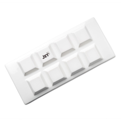 Блюдо прямоугольное белое, глянцевое, 32 х 14,5 см (JET, арт. H3397)