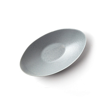 Салатник овальный серый, матовый, 31,2 х 17,5 х 8,0 см, фарфор, 700 мл (JET, арт. A23549W1101)