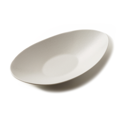 Салатник овальный белый, матовый, 31,2 х 17,5 х 8 см, фарфор (JET, арт. A23549W1274)