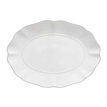 Блюдо овальное COSTA NOVA ROSA White, 40x28x4,2; DAA401-WHI(DAA401-02202F)
