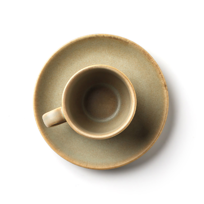 Блюдце зеленое, матовое, 11,9 см (JET, арт. H7376-SH12-2)