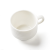 Чашка с блюдцем белая, глянцевая, 80 мл, фарфор (JET, арт. H6736/Н6737)
