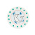 Тарелка круглая COSTA NOVA SUMMER BLISS Mermaid, 22,1x22,1x1,6; DEP221-MRM(DEP221-05924F)