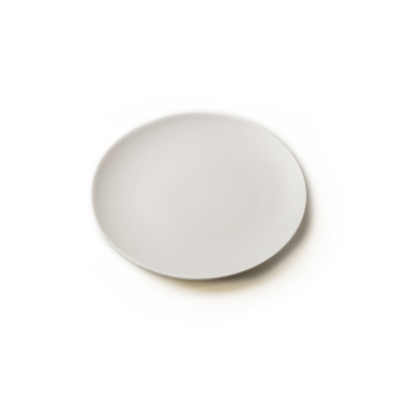 Тарелка белая, матовая, 17,5 х 2 см, фарфор (JET, арт. A0016W1274)