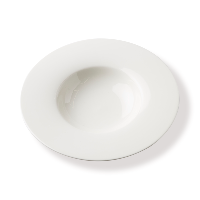 Тарелка для пасты/супа Хэт 1 белая, глянцевая, 30 см, 500 мл, фарфор (JET, арт. H5065)