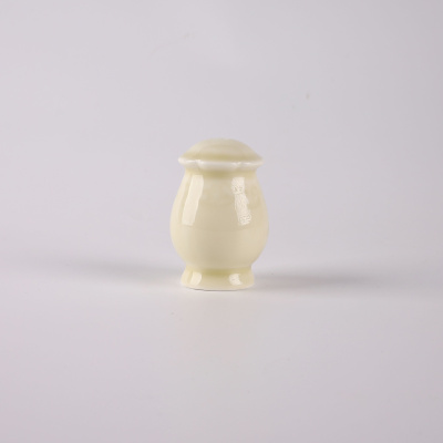 Солонка/перечница (1 отверстие) молочная Camelia, глянцевая, 4х6.5 см, фарфор (JET, арт. HS236310)