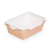 Контейнер OSQ OPSALAD 450 (K), 114/144x82/96x55, Крафт / Белый (50уп)(800кор) JET