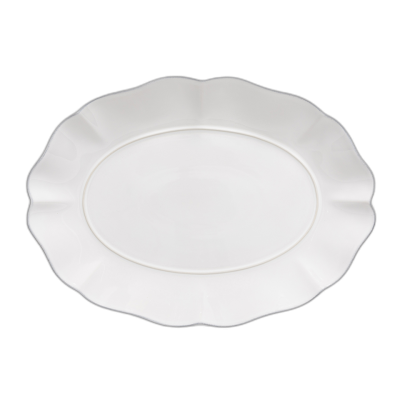 Блюдо овальное COSTA NOVA ROSA White, 40x28x4,2; DAA401-WHI(DAA401-02202F)
