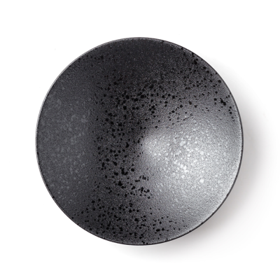 Салатник черный, матовый, 20,5 х 8,5 см, 1200 мл, фарфор (JET, арт. A15404W521)