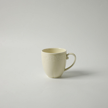 Кружка молочная Camelia, глянцевая, 9х12х9.9 см, фарфор (JET, арт. HS231978)