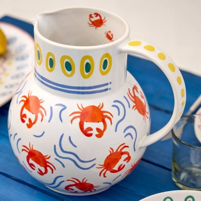Кувшин COSTA NOVA SUMMER BLISS Crab, 28,6x22,4x26,8; JSZ292-CRB(JSZ292-05924K)
