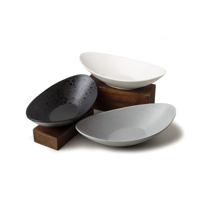 Салатник овальный белый, матовый, 31,2 х 17,5 х 8 см, фарфор (JET, арт. A23549W1274)