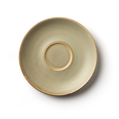 Блюдце зеленое, матовое, 16,4 см, фарфор (JET, арт. H5827-SH69)