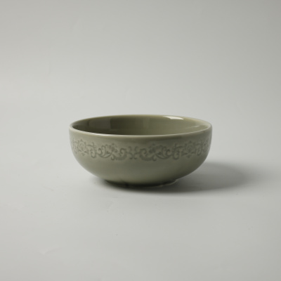 Салатник зеленый Camelia, глянцевая, 16х6.3см, 650мл, фарфор (JET, арт. HS231660)