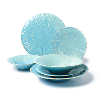 Салатник бирюзовый, глянцевый, 19,2 см, фарфор (JET, арт. H13842-N337)