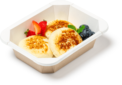 Контейнер OSQ OCTOBOX 400 (K), 161х126х45, Крафт / Белый (60/уп.) (660/кор.) JET