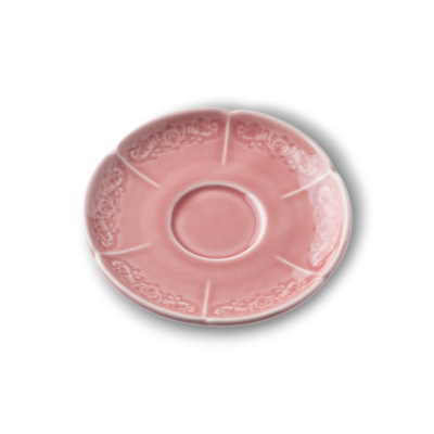 Блюдце розовое Camelia, глянцевая, 11.8х1.7 см, фарфор (JET, арт. HS236300)