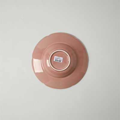 Тарелка глубокая розовая Camelia, глянцевая, 22х4.7 см, фарфор (JET, арт. HS231969)