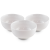 Набор Миска Пиала 300 мл 6 шт, 11.5 см, Фарфор, Белый Набор Миска Пиала 300 мл 6 шт, 11.5 см, Фарфор, Белый