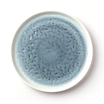 Тарелка серая, глянцевая, 27,2 х 2,3 см, фарфор (JET, арт. 17174574 HL1034470)