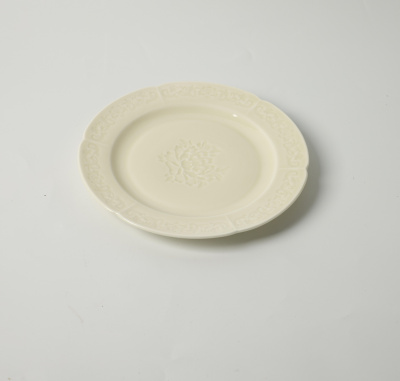 Тарелка плоская молочная Camelia, глянцевая, 21.2х2 см, фарфор (JET, арт. HS231974)