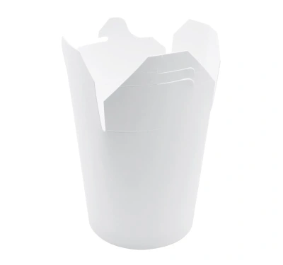 Контейнер ВОК SaaMi, 500мл, 84х68х98мм, Белый, круглое дно (35уп.)(560кор) JET