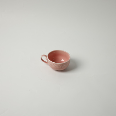 Чашка розовая Camelia, глянцевая, 9.2х12х5.5 см, 200мл, фарфор (JET, арт. HS231973)