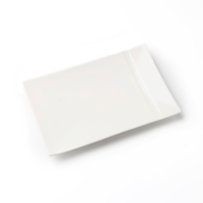 Блюдо белое, глянцевое, 31х21х2.6 см, фарфор (JET, арт. H8186)