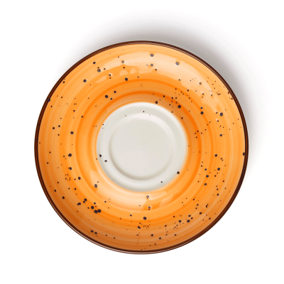 Чайный сервиз оранжевый на 6 персоны + молочник в подарок!