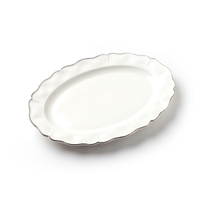 Блюдо овальное белое, глянцевое, 30,2, фарфор (JET, арт. DP2594S)