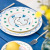 Тарелка круглая COSTA NOVA SUMMER BLISS Mermaid, 22,1x22,1x1,6; DEP221-MRM(DEP221-05924F)