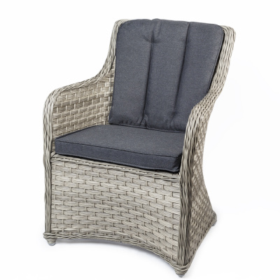 Кресло гостевое из искусственного ротанга с подушками GCV1581V-DE