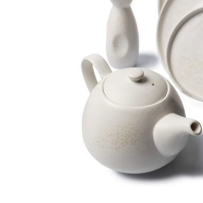 Чайник белый, матовый, 1000 мл (JET, арт. H14355-SH12-2)