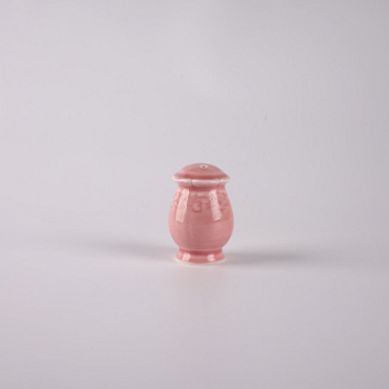 Солонка/перечница (3 отверстия) розовая Camelia, глянцевая, 4х6.5 см, фарфор (JET, арт. HS236311)