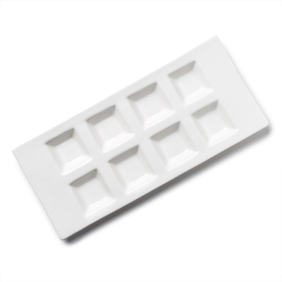 Блюдо прямоугольное белое, глянцевое, 32 х 14,5 см (JET, арт. H3397)