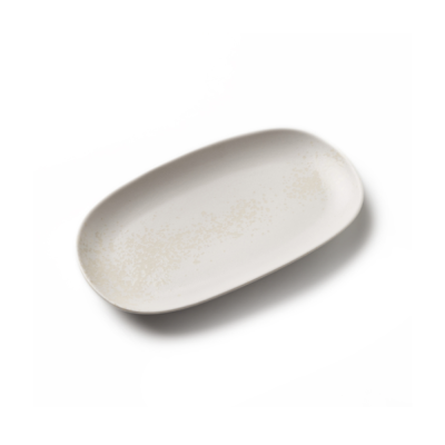 Блюдо прямоугольное белое, матовое, 24,2 х 4 х 2,7 см (JET, арт. H14008-SH12-2)