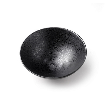 Салатник черный, матовый, 20,5 х 8,5 см, 1200 мл, фарфор (JET, арт. A15404W521)