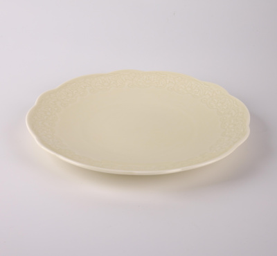 Тарелка молочная Camelia, глянцевая, 22х2.8 см, фарфор (JET, арт. HS237022)