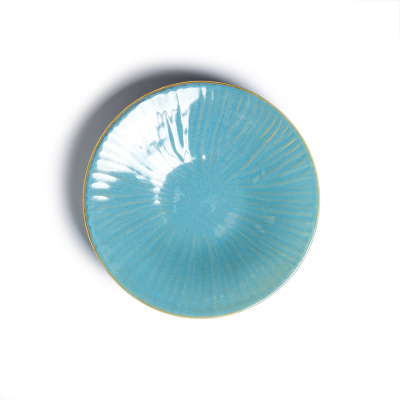 Тарелка глубокая бирюзовая, глянцевая, 28,3 х 1,8 см, фарфор (JET, арт. H13701-N337)