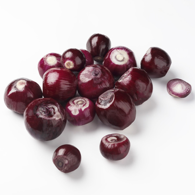 Лук красный очищенный в вакуумной упаковке (2 кг)