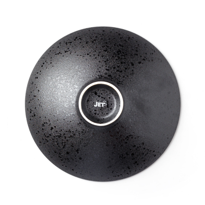 Салатник черный, матовый, 25,2 х 7 см, фарфор, 900 мл (JET, арт. A21520W521)