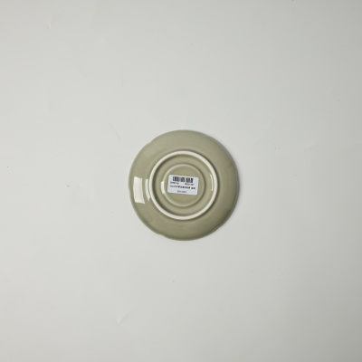 Блюдце зеленое Camelia, глянцевая, 15.2х2 см, фарфор (JET, арт. HS231655)