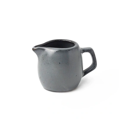 Молочник серый, матовый, 90 мл, фарфор (JET, арт. H1255-N258)