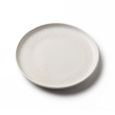 Тарелка белая, матовая, 25,7 х 2,7 см, фарфор (JET, арт. H11363-SH12-2)